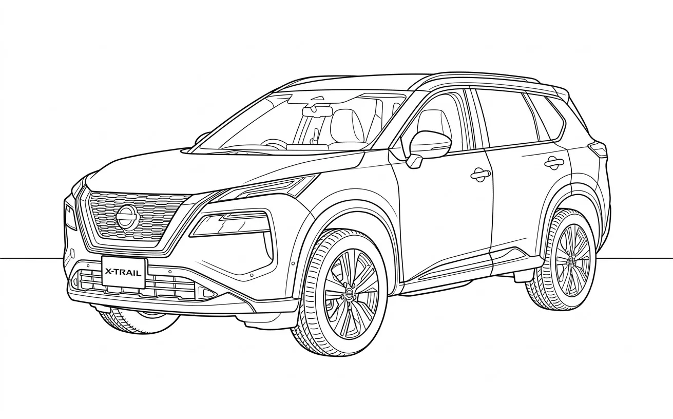 Nissan Xtrail Boyama Sayfası