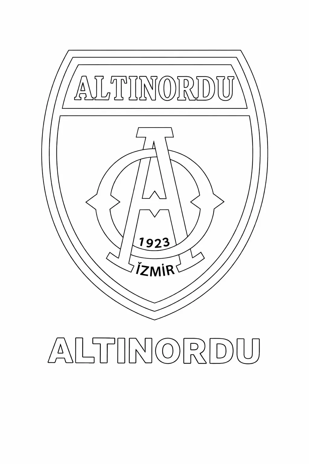 altinordu logo boyama sayfasi
