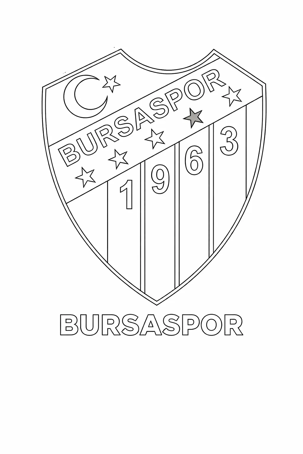 bursaspor logo boyama sayfasi