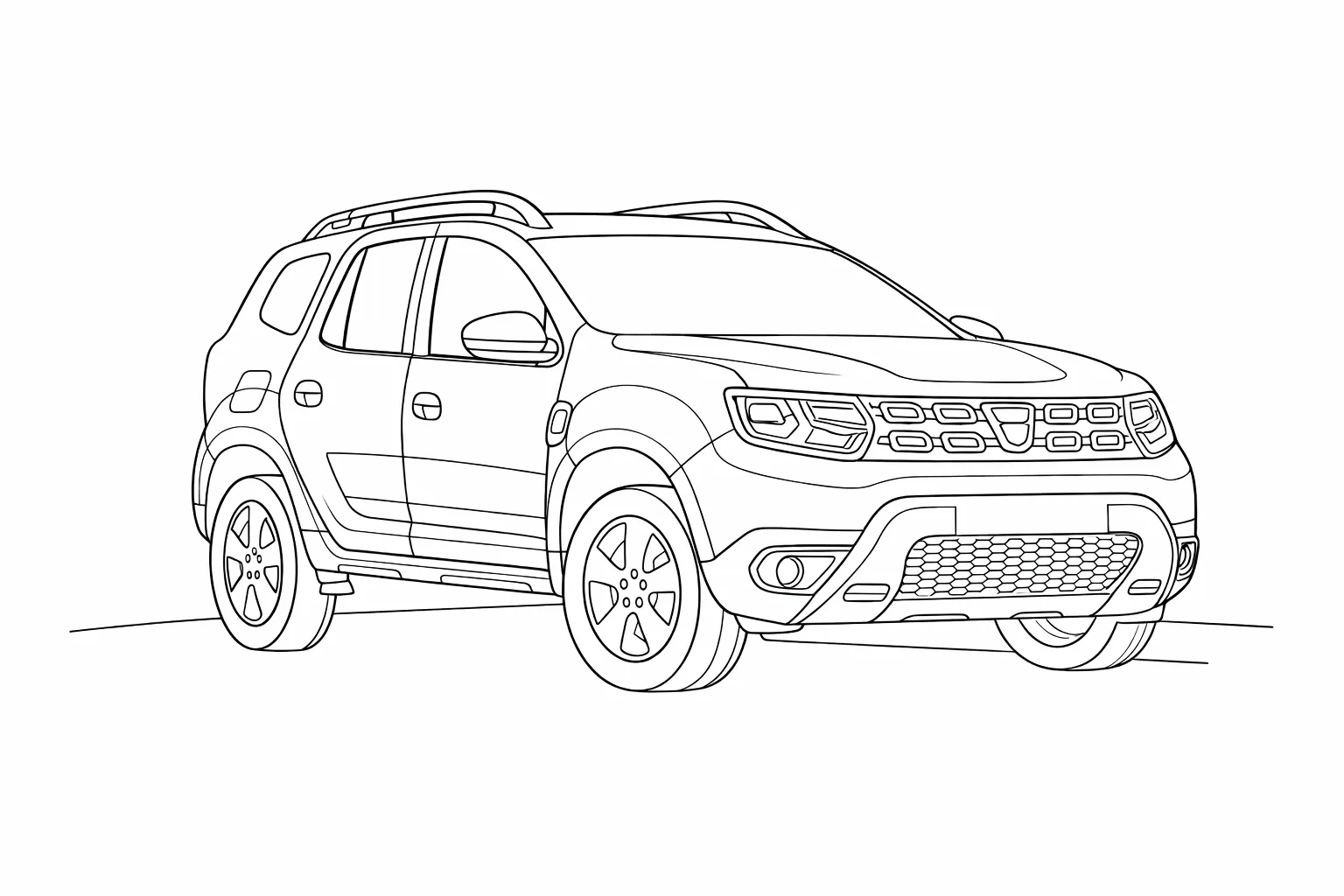 Dacia Duster Araba Boyama Sayfası