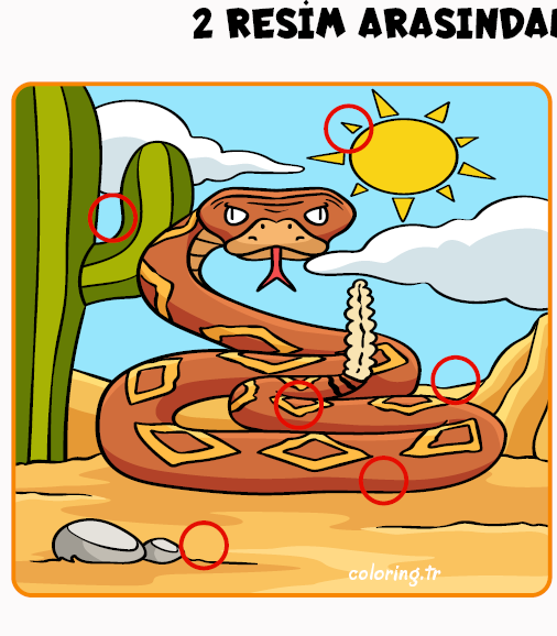 2 Resim Arasındaki Farklar - 2 Resim arasındaki Fark Bulmacaları