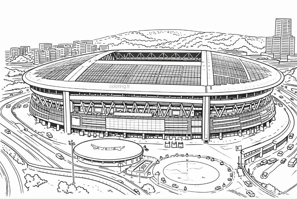 Galatasaray Ramspark Stadyumu Boyama Sayfası İndir