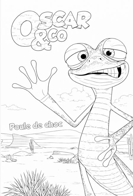 Okul Öncesi Oskar Boyama Kağıdı - Preschool Oscar's Oasis Coloring Page - ورقة تلوين أوسكار لمرحلة ما قبل المدرسة