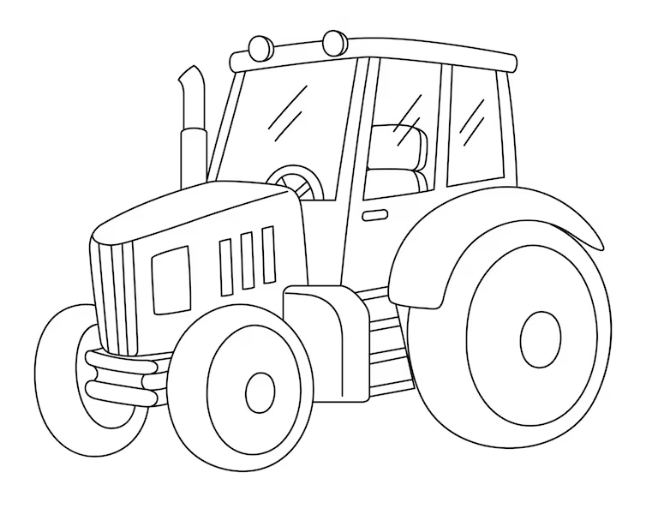 Traktör Boyama Resimleri İndir