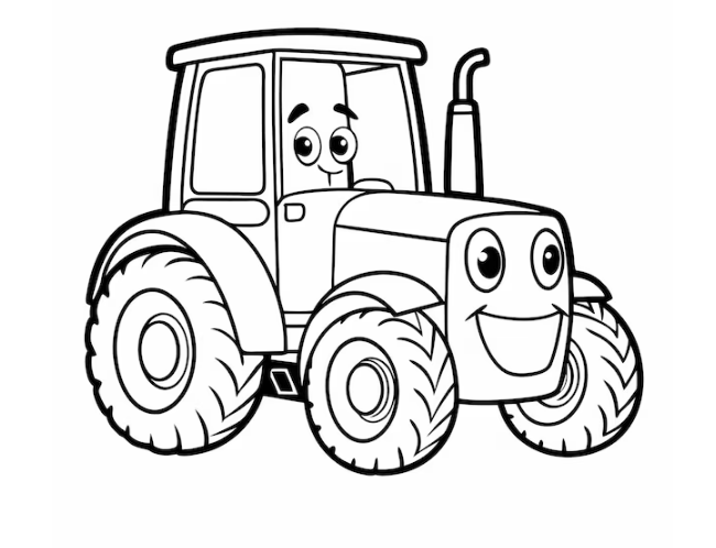 Traktör Boyama Resimleri İndir
