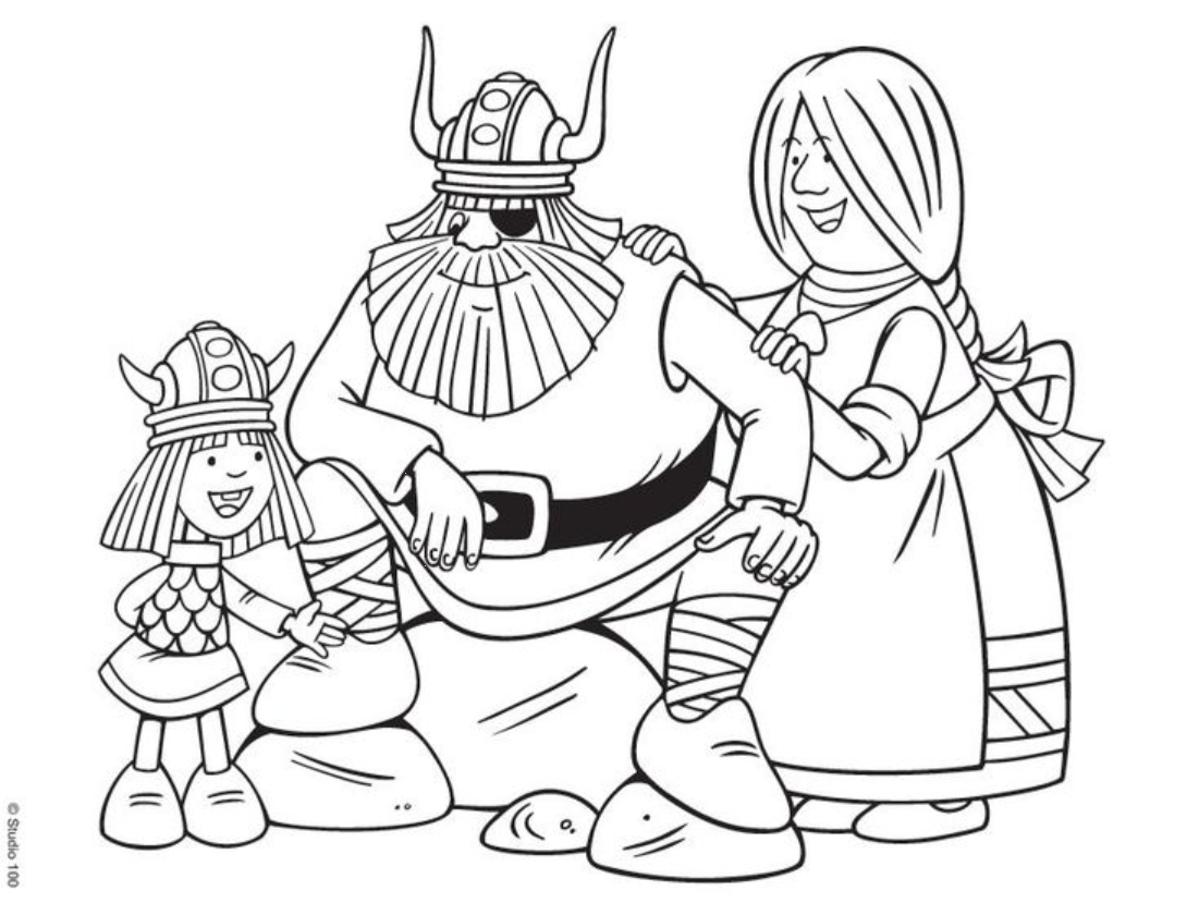 Wiki Boyama Sayfası - Wiki the Viking Coloring Pages - صفحات تلوين ويكي الفايكنج